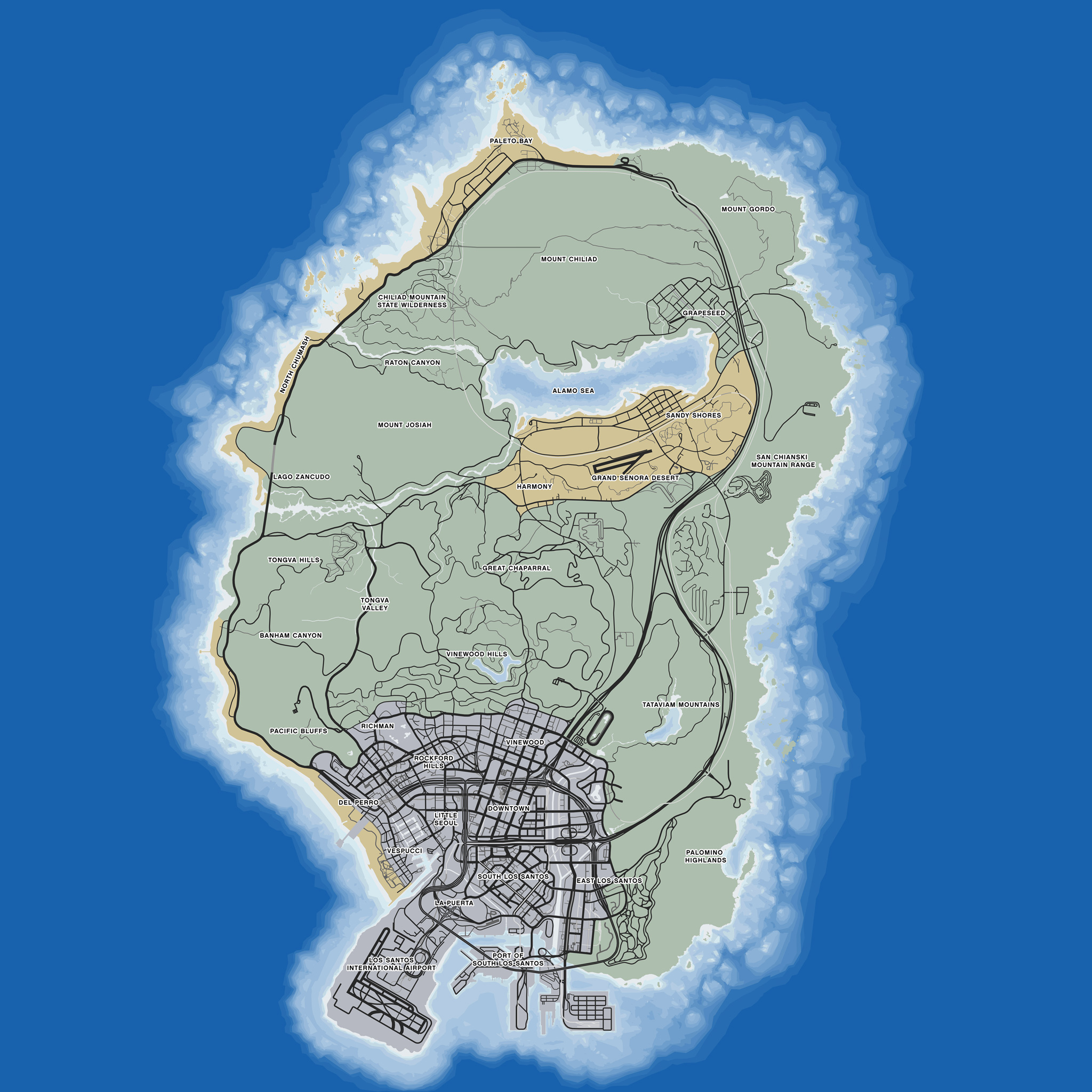 GTA5 Map